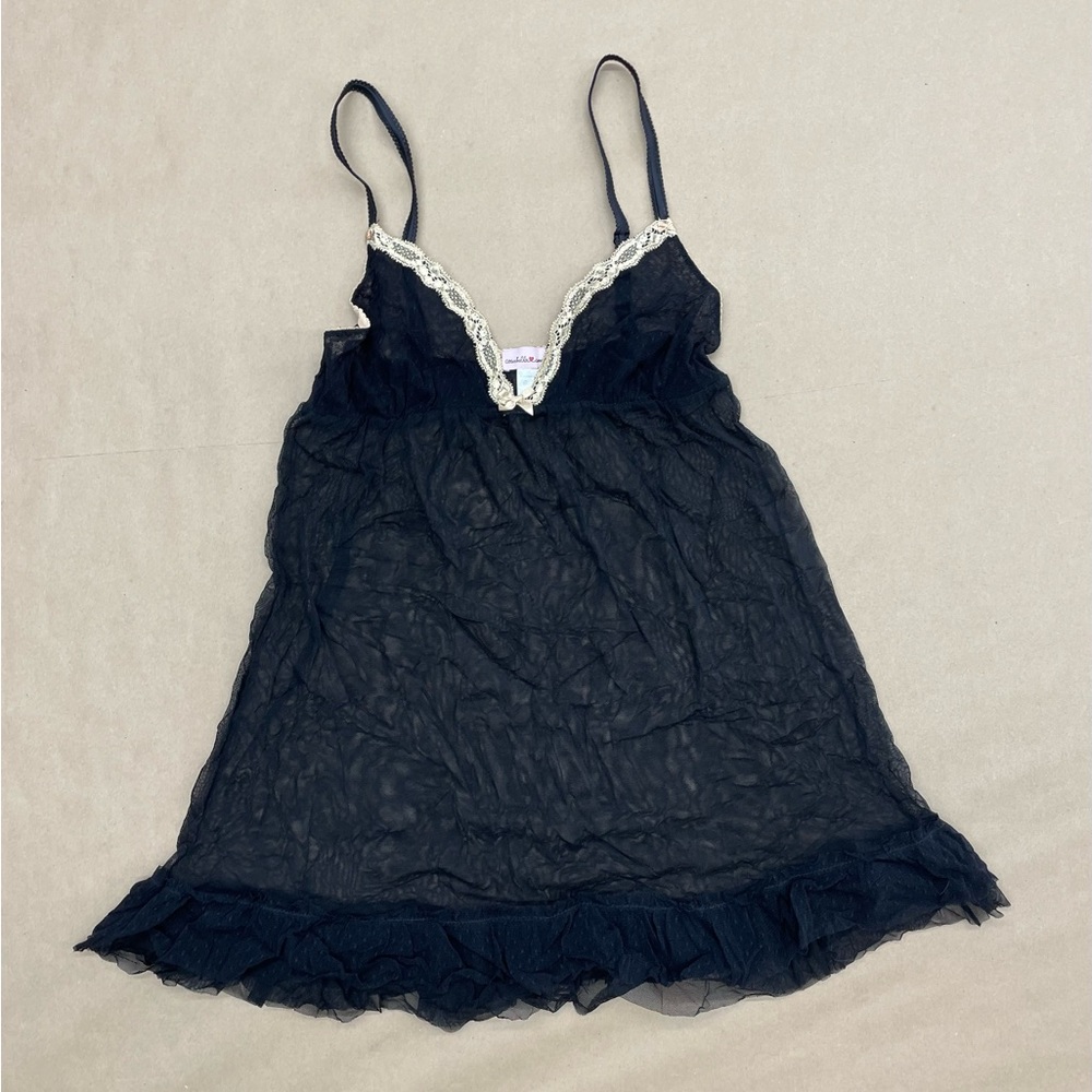 Cosabella: Black Sheer Nighty